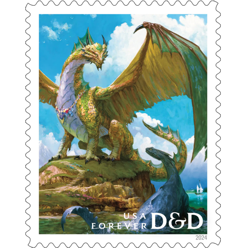 (2024) Dungeons & Dragons Forever Stamps
